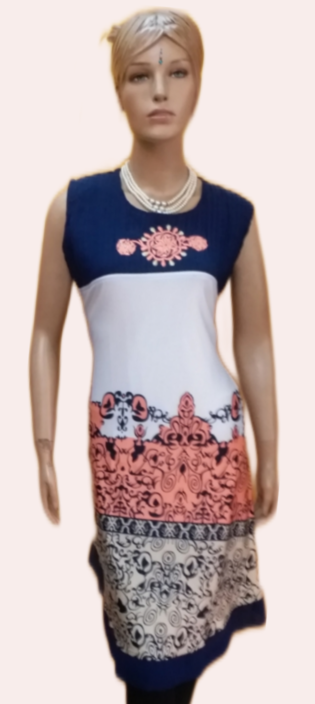 Western Style Embroidered Top For Millennia's - Size(XXL) - SonaMandir